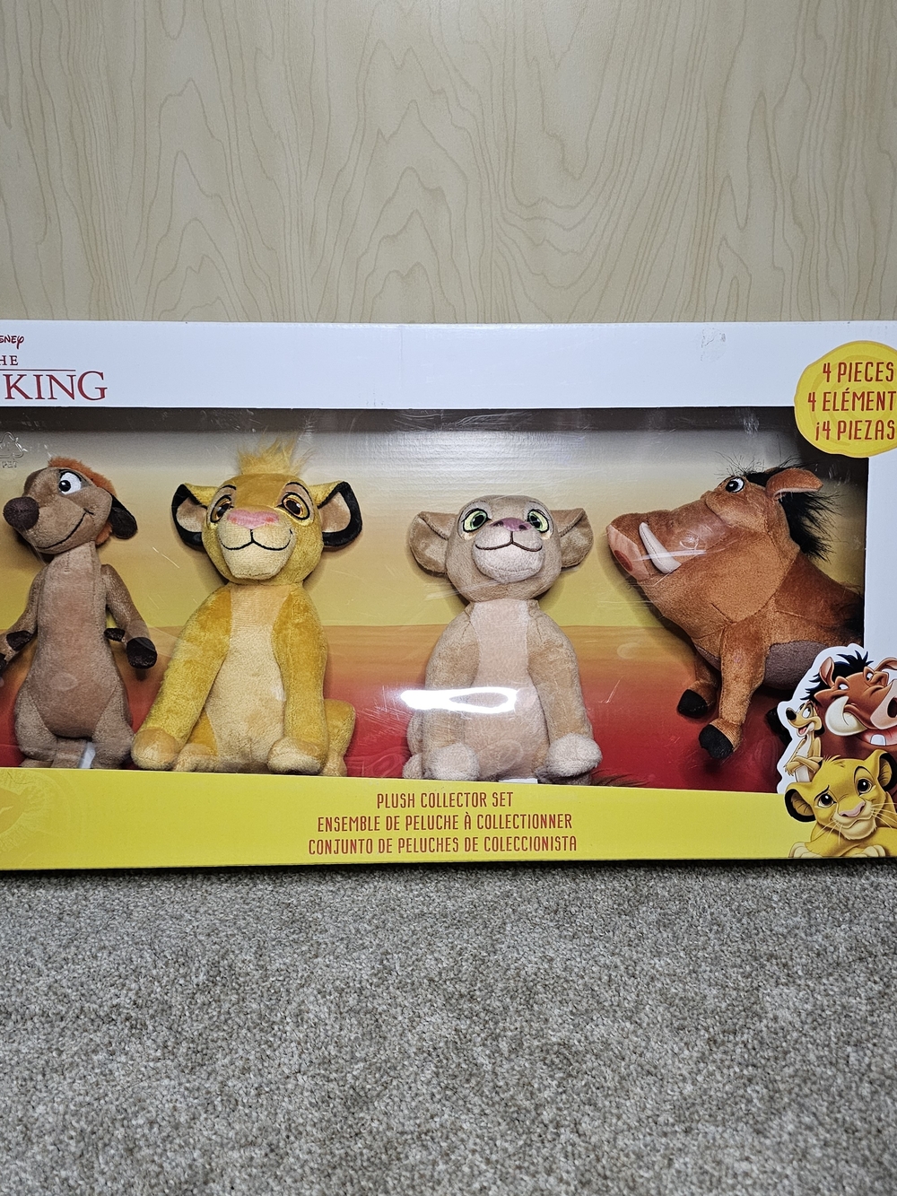 Disney The Lion King Plush Collector Set - Yellow/Tan Characters